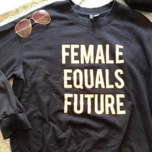 H&M Female Equals Future Sweatshirt